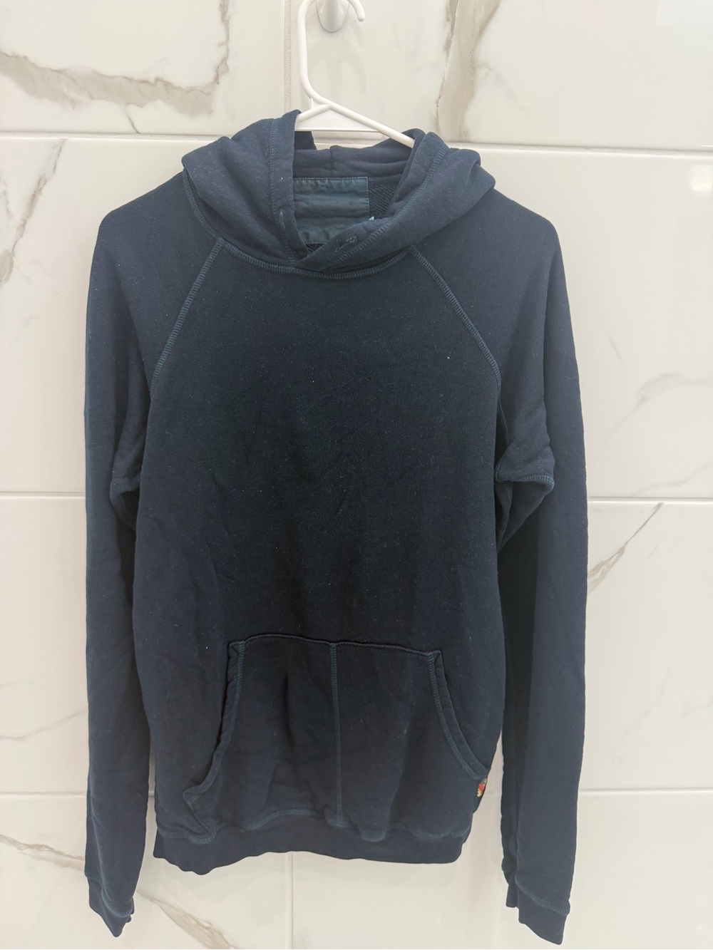 Freecity Navy Hooded Sweatershirt